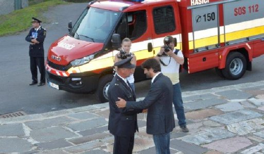 Odovzdanie hasičského auta Ilija 23.8.2015