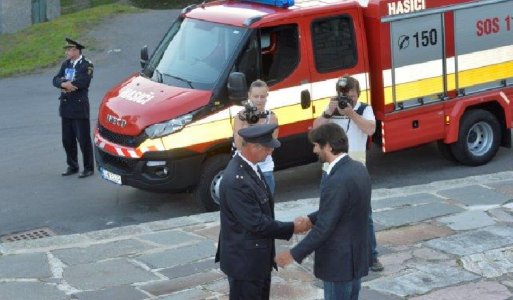 Odovzdanie hasičského auta Ilija 23.8.2015