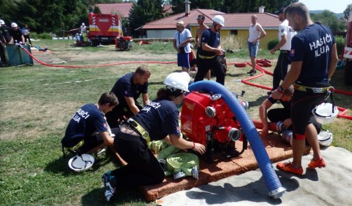 Hasičská súťaž o pohár obce Ilija