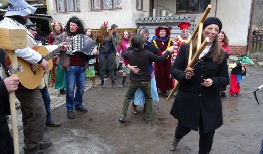 Hajnál - fašiangový sprievod
