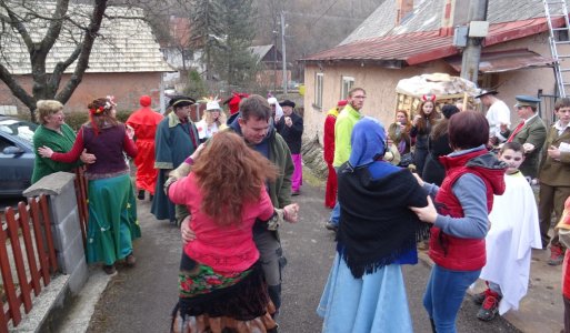 Hajnál - fašiangový sprievod